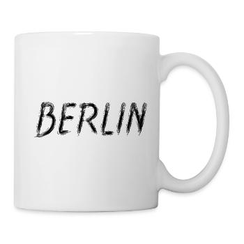 Berlin Grunge Brosse Street Art Noir - Mug blanc - blanc - Droite