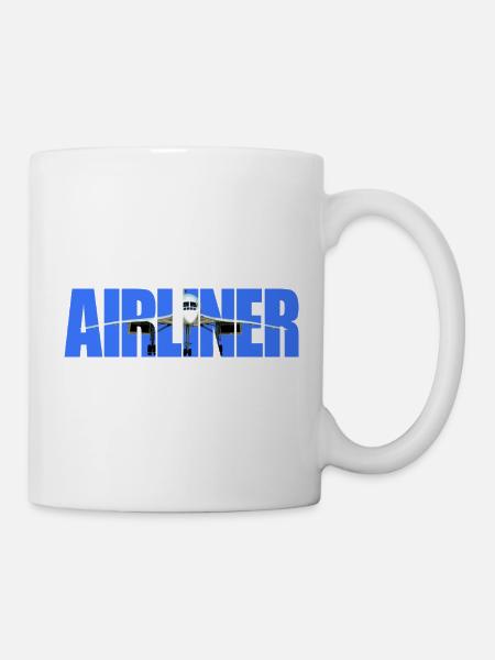 Airliner Concorde - Tasse - Weiß