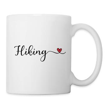 Hiking Heart Typography - Mug - white - Right