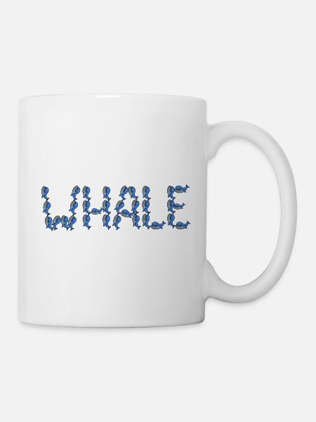 Waltypografie - Tasse - Weiß