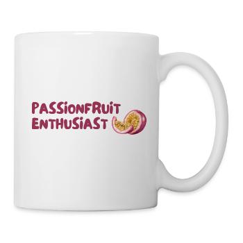 Passionsfrucht Enthusiast - Tasse - Weiß - Rechts