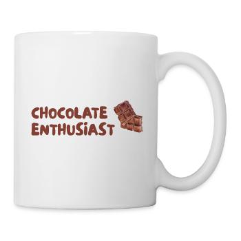 Schokoladen Enthusiast - Tasse - Weiß - Rechts