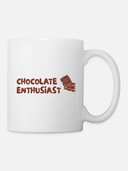 Schokoladen Enthusiast - Tasse - Weiß