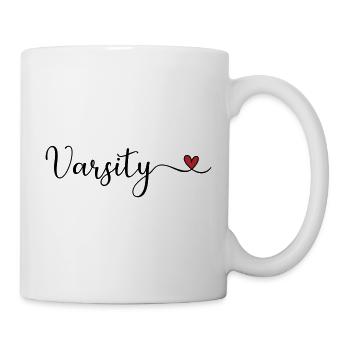 Varsity Heart Design - Tasse - Weiß - Rechts