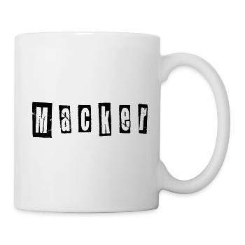 Macker - Tasse - Weiß - Rechts