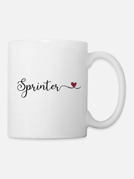 Sprinter - Tasse - Weiß