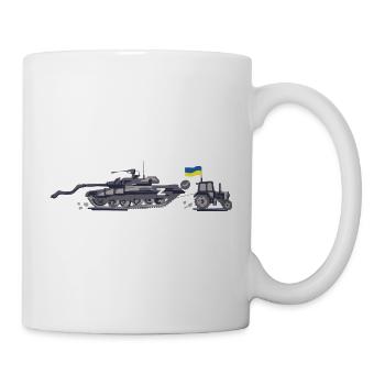 Ukraine Tractor Brigade - Mug - white - Right