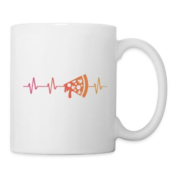 Pizza Sunset Heartbeat of Pizza - Mug - white - Right