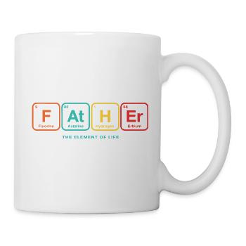 Père Tableau périodique Don de Papa - Mug blanc - blanc - Droite