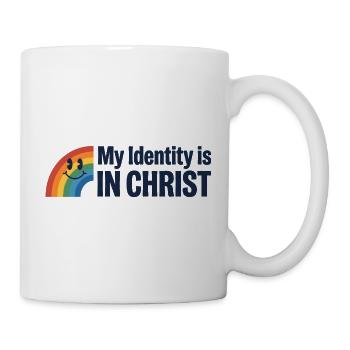 Identität in Christus Regenbogen - Tasse - Weiß - Rechts