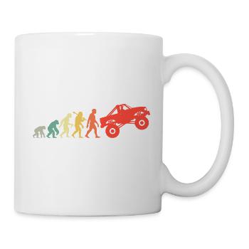 Monster Truck Evolution Motorsport Für Mann Kind - Tasse - Weiß - Rechts