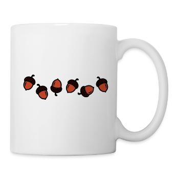 Eichel Comic - Tasse - Weiß - Rechts