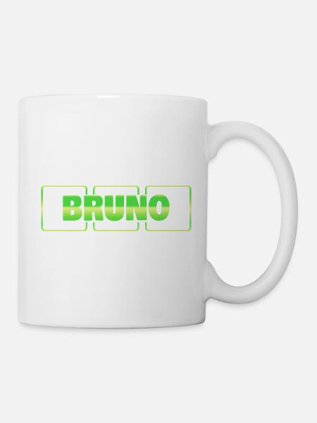 Taufgeschenk Bruno - Tasse - Weiß