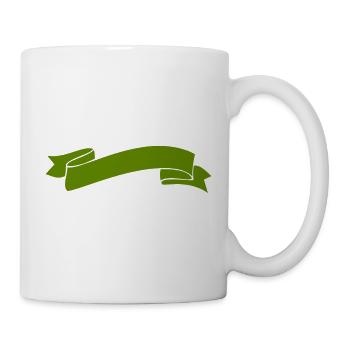 banderole_symbol- - Tasse - Weiß - Rechts