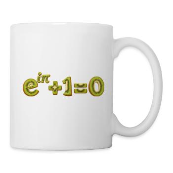 Euler Kiwi Mathematik-Identität - Tasse - Weiß - Rechts