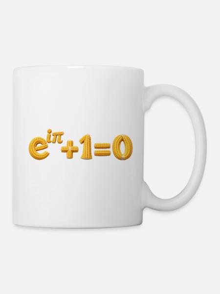 Euler-Identität, aber Mathematik - Tasse - Weiß