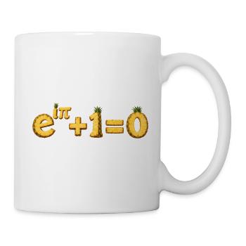 Euler Pineapple Mathematik-Identität - Tasse - Weiß - Rechts