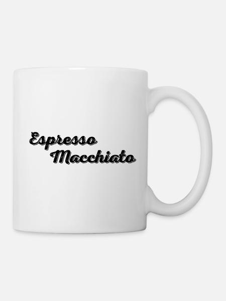 Espresso Macchiato - Tasse - Weiß
