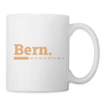 Bern Koordinaten - Tasse - Weiß - Rechts