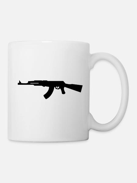 Gewehr - Tasse - Weiß