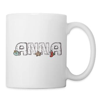 Anna Weihnachten  - Tasse - Weiß - Rechts