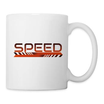 SPEED - Full Throttle Racing & Sport Design - Tasse - Weiß - Rechts
