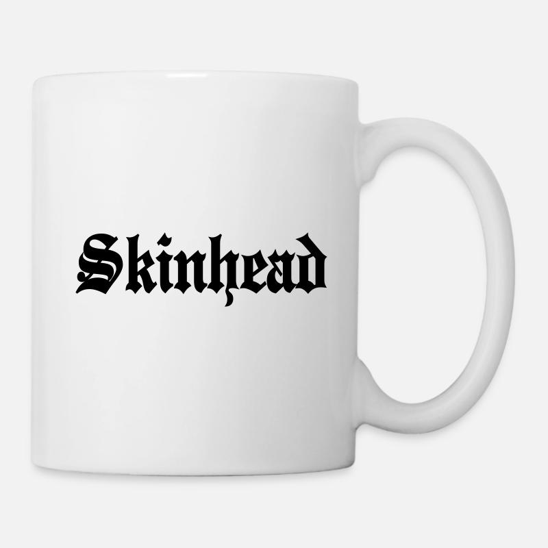 Working Class Skinhead Oi! Antiracist Bootboys My - Mug - white