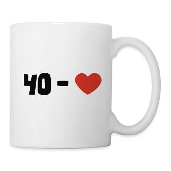 tennis - Tasse - Weiß - Rechts