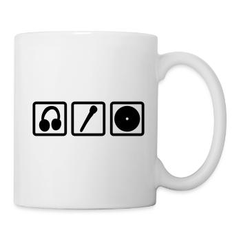 dj set - Tasse - Weiß - Rechts