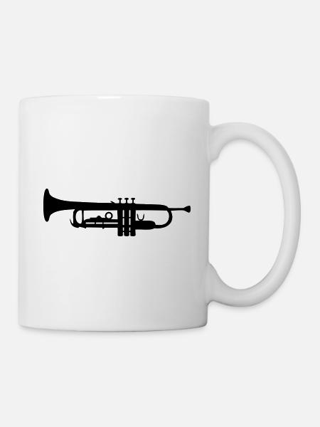 Trompete - Tasse - Weiß