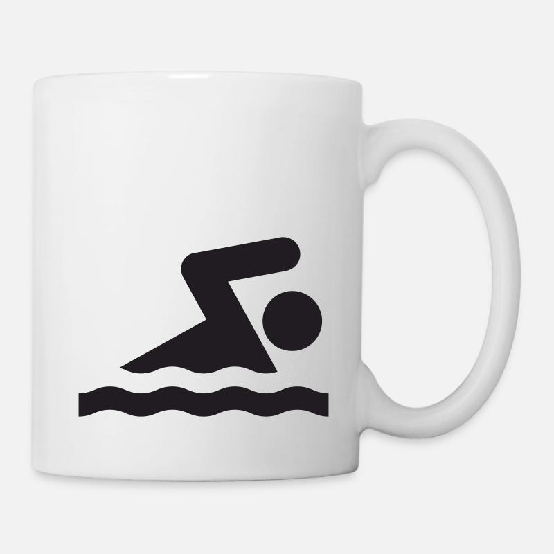 Swimming - Mug - white