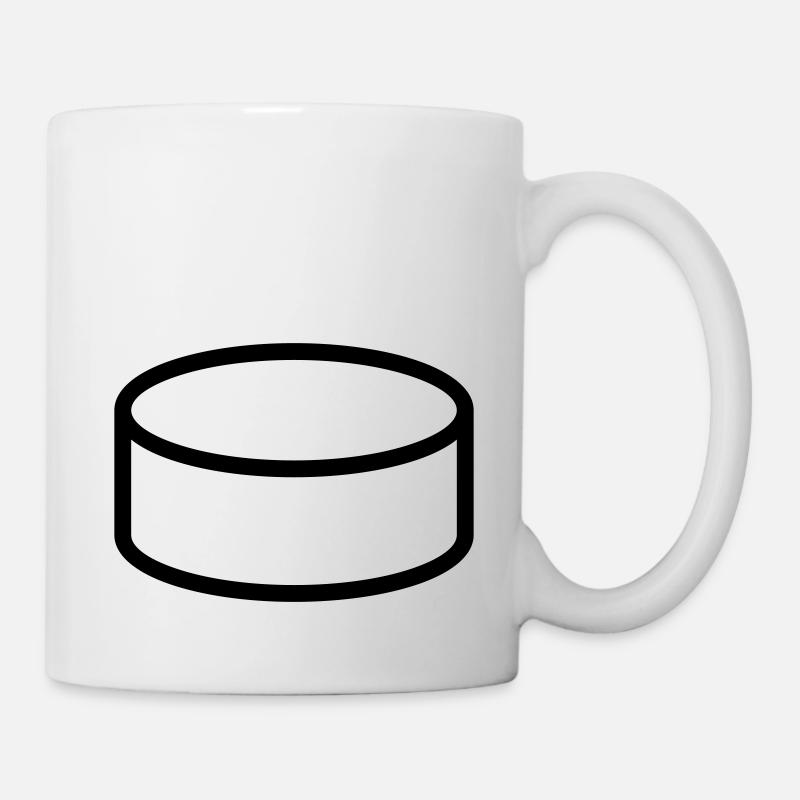 Zylinder - Tasse - Weiß