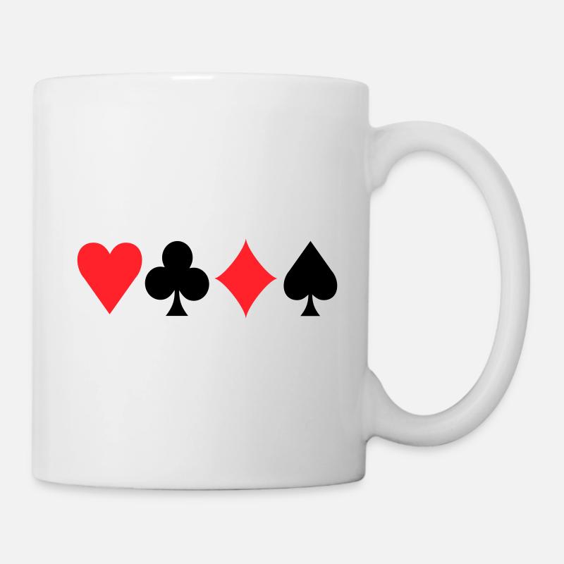 Poker Signs - Tasse - Weiß
