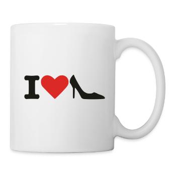 I love Shoes - Mug - white - Right
