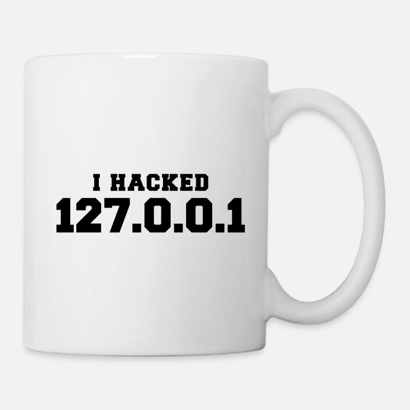 J'ai piraté 127.0.0.1 - Mug blanc - blanc