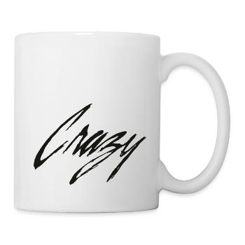 Crazy - Tasse - Weiß - Rechts