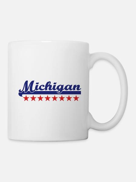 michigan - Mug - white