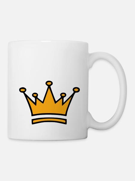 KRONE - Tasse - Weiß