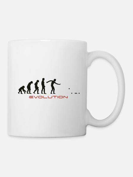 Egg yolk Pétanque T-shirts - Mug - white