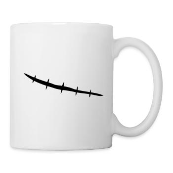 stitched_scar - Mug blanc - blanc - Droite