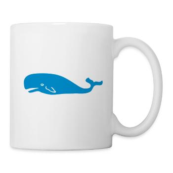 Wal - Tasse - Weiß - Rechts