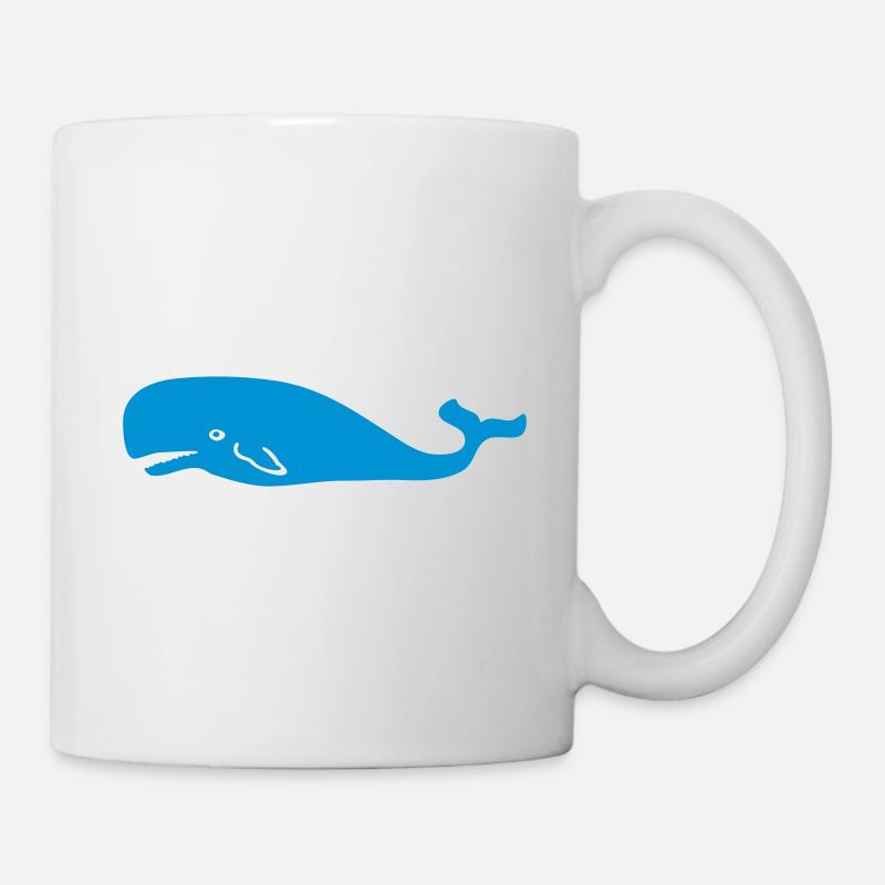 Wal - Tasse - Weiß