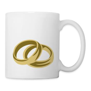 Rings - Wedding - Mug - white - Right