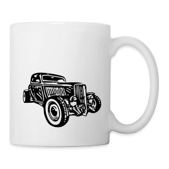 Hot Rod - Tasse - Weiß - Rechts