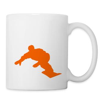 Snow boarder - Mug - white - Right