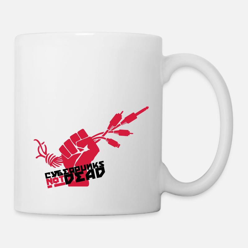 Cyber Punks not dead - Mug - white