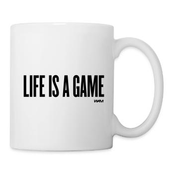 life is a game by wam - Mug - white - Right