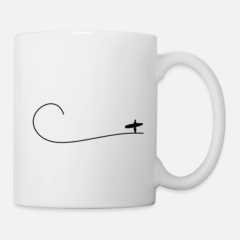 Perfekte Welle - Tasse - Weiß