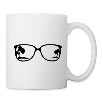 Brille - Tasse - Weiß - Rechts