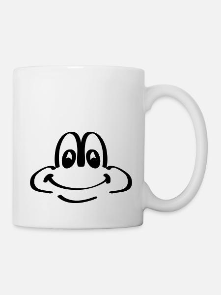 frosch - Tasse - Weiß